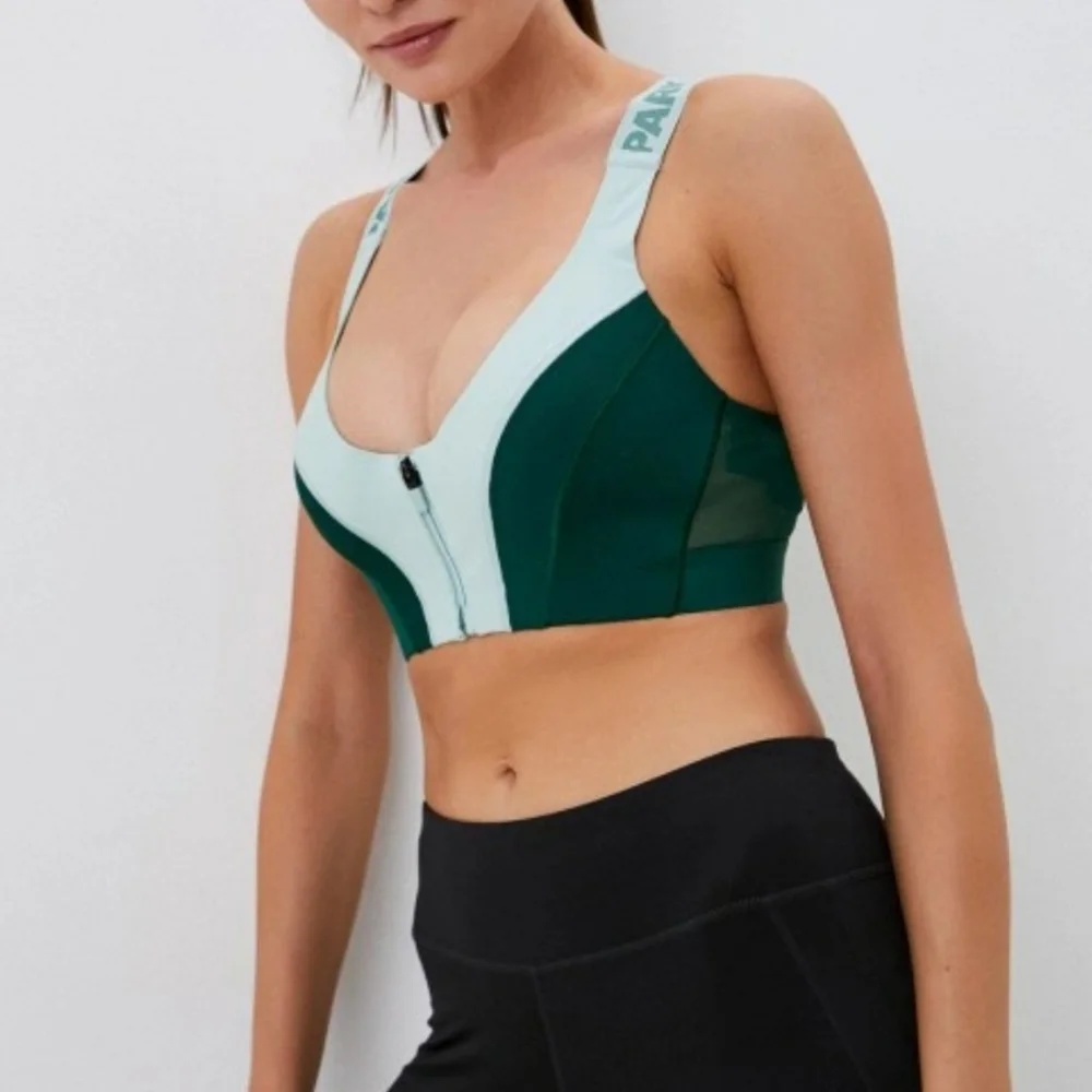 Adidas Activewear, Gym, Workout, Ivy Park XS,Mesh, Support Bra w/ Front Zipper - Picture 1 of 8